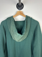 Vintage 90s Coleman Outdoors Thermal Lined Green Zip Up Hoodie