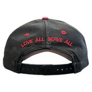 Vintage 90s Hard Rock Café Paris Black Snapback Hat