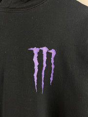 Vintage Y2K Fox Racing Monster Black Hoodie