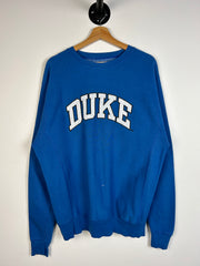 Vintage Y2K Steve & Barrys Duke Blue Crewneck