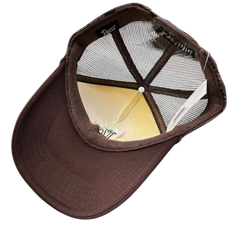 Bravest Studios LA Stars Cream & Brown Trucker Hat