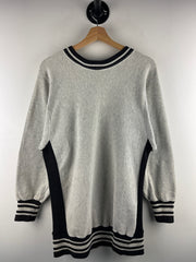 Vintage 80s NFL Pittsburgh Steelers Grey & Black Crewneck
