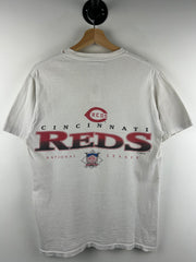 Vintage 90s MLB Cincinnati Reds White Tee