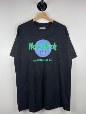 Vintage 90s Hard Rock Café Washington DC Black Tee