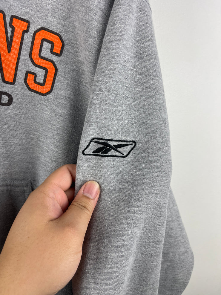 Vintage NFL Reebok Cleveland Browns Grey Hoodie