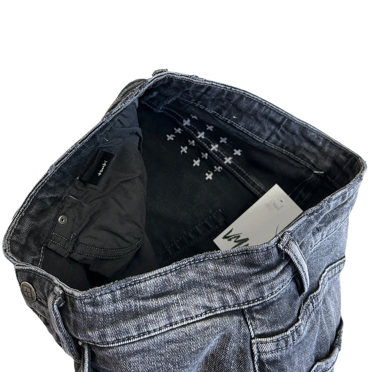 Ksubi Van Winkle Angst Plateis Black Denim Jeans
