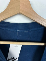 Vintage 90s Planet Hollywood Toronto Corduroy Navy Crewneck