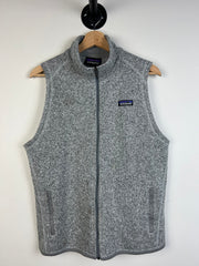 Vintage Patagonia Grey Fleece Zip Up Vest