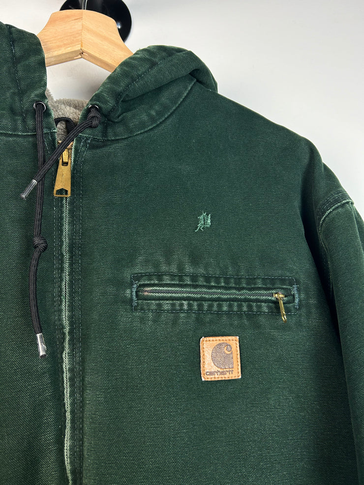 Vintage Carhartt Spruce Green Hooded J141SPC Jacket