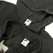 Nike Tech Fleece Black & Grey Zip Up Hoodie & Sweatpants Set