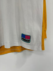 Palace SS18 Splitter Yellow & White Long Sleeve