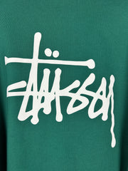 Stussy Script Forest Green Crewneck