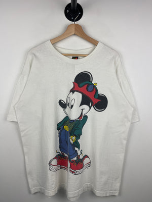Vintage 90s Disney Mickey Unlimited Mickey Mouse White Tee