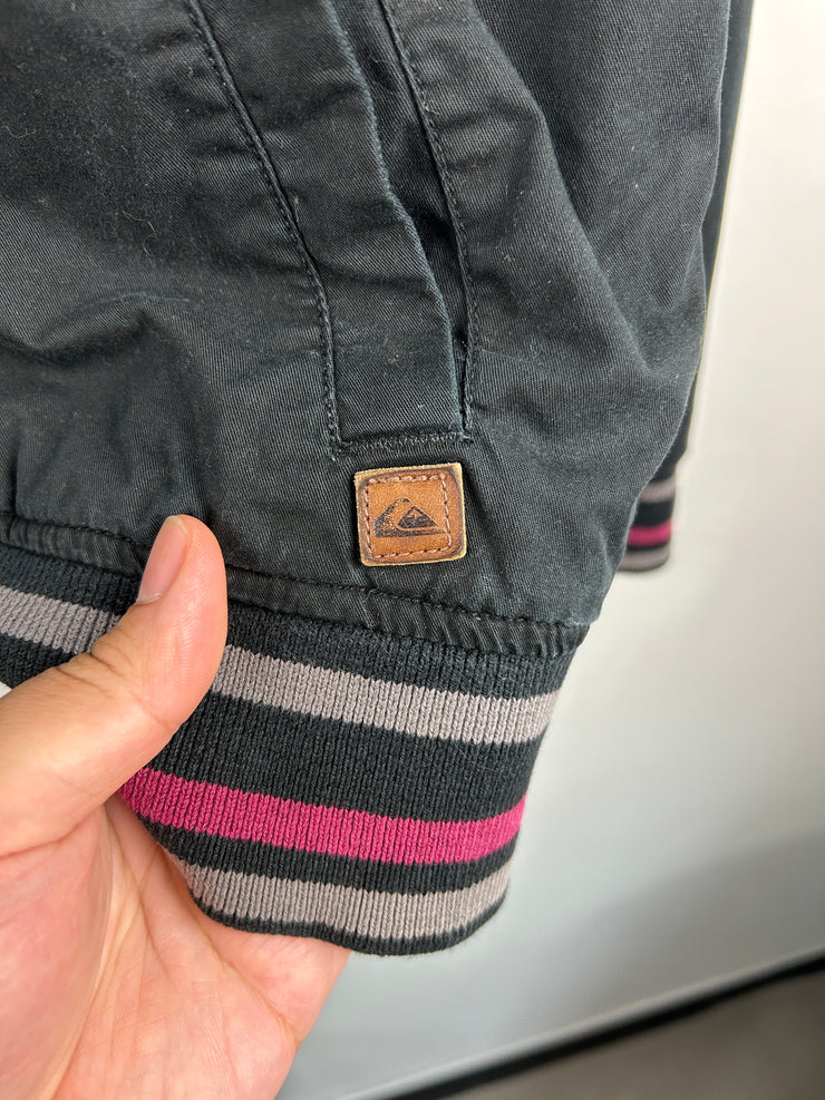 Vintage Quiksilver Black Harrington Jacket