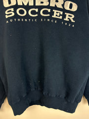 Vintage 90's Umrbo Soccer Navy Crewneck