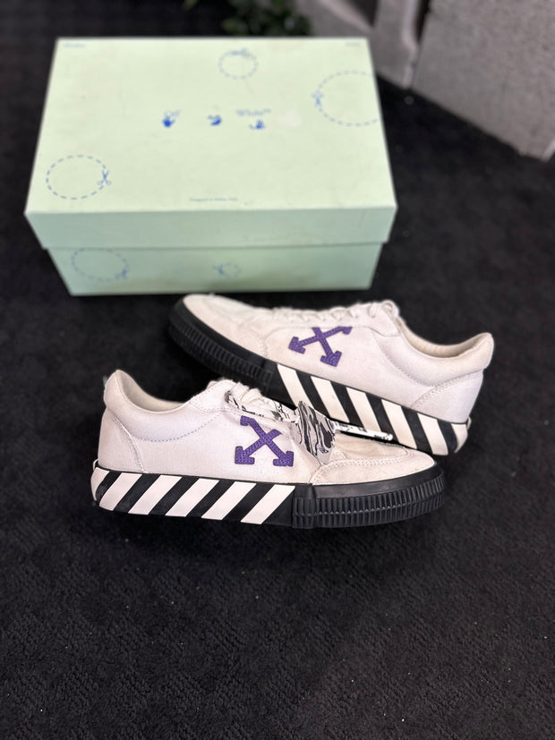 Off White Vulc Low White Purple