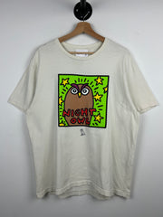 OVO Keith Harring Night Owl White Tee