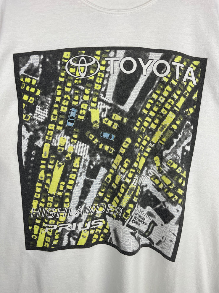 Vintage Toyota Highlander Prius Promo White Tee