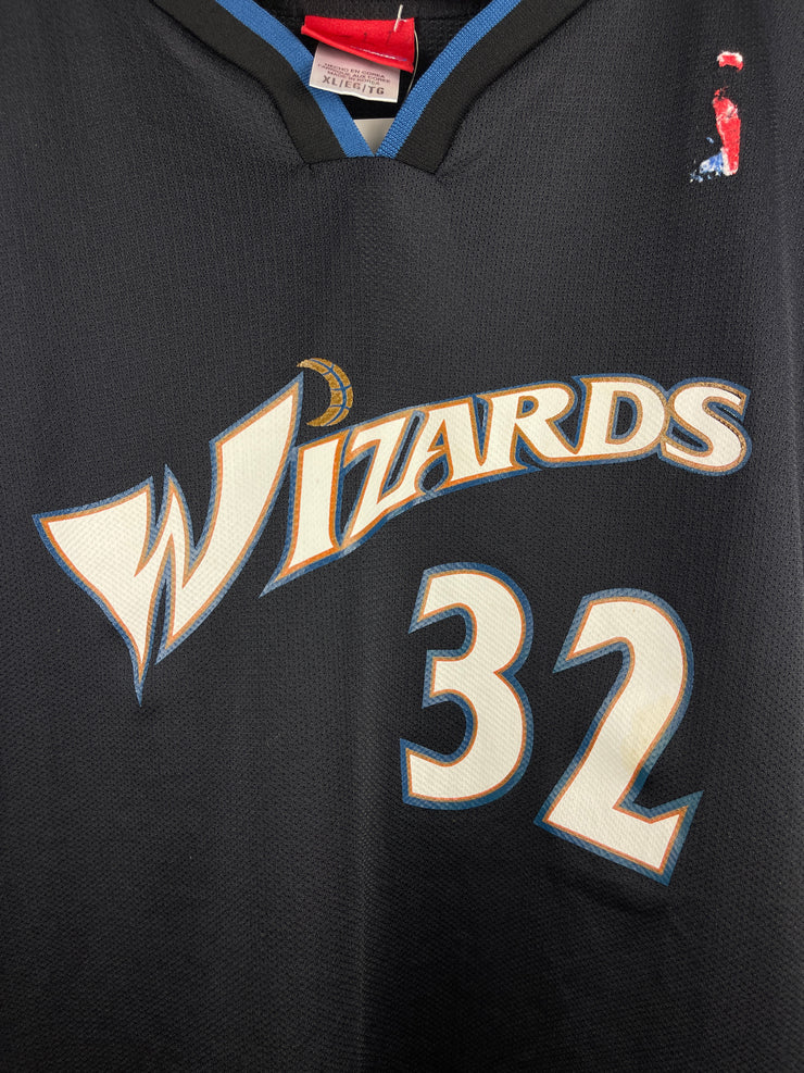 Vintage NBA Reebok Washington Wizards Hamilton Black Basketball Jersey