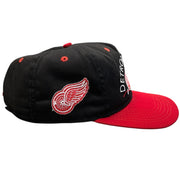 Vintage 90s NHL Detroit Red Wings Cinched Black Hat