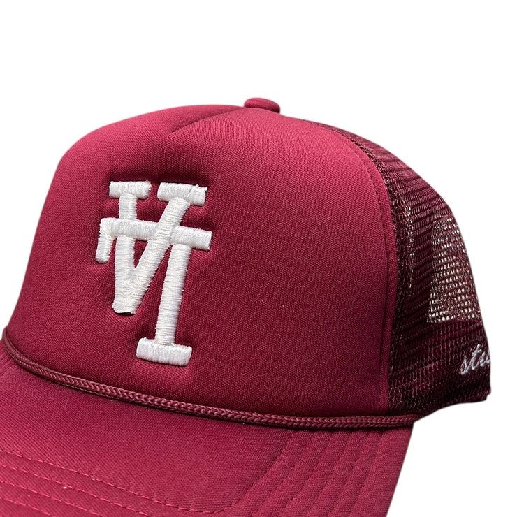 Studio 1999 LA Burgundy Trucker Hat
