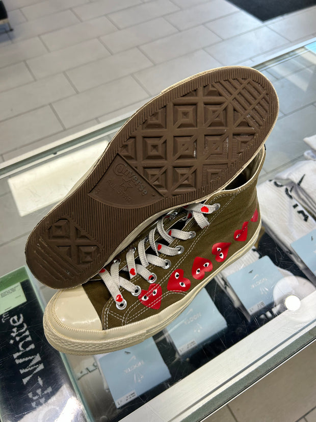 Converse x Comme Des Garçons Chuck Taylor Hi Green