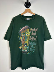 Vintage 90's Montreal Jazz Festival Green Tee