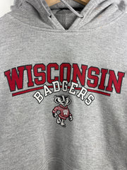 Vintage Wisconsin Badgers Grey Hoodie