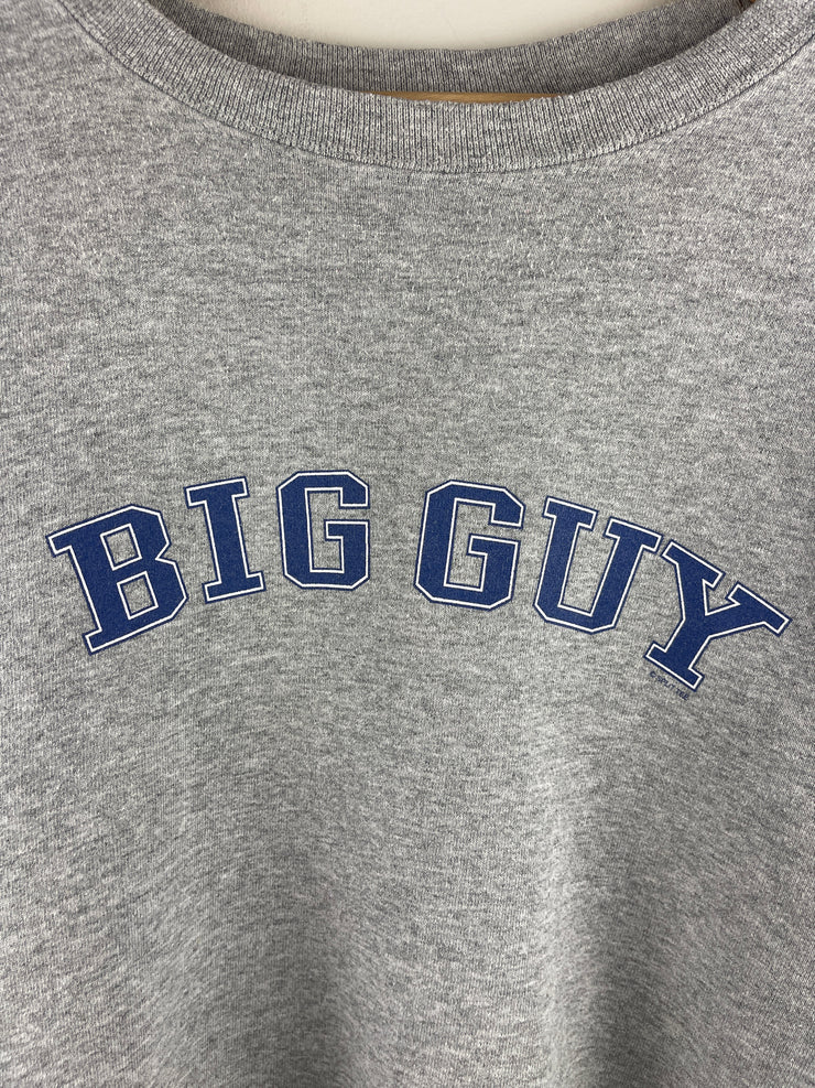 Vintage 90s Big Guy Spellout Grey Crewneck