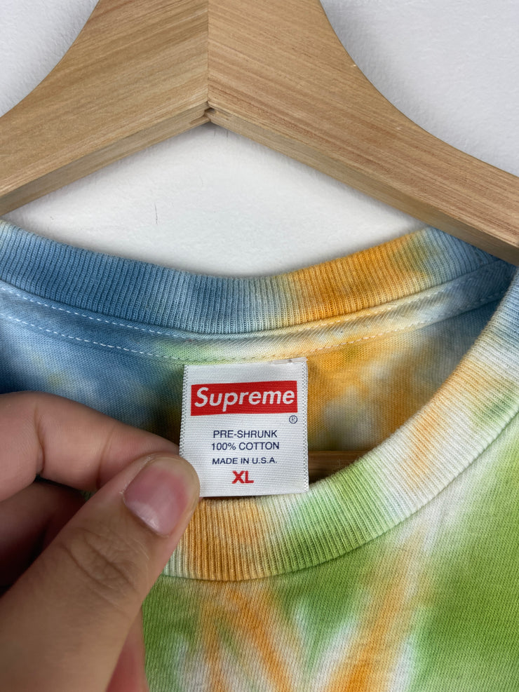 Supreme SS19 Keyboard Tie Dye Tee