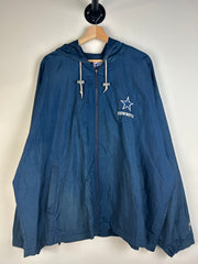 Vintage 90's Pro Player Dallas Cowboys Navy Windbreaker