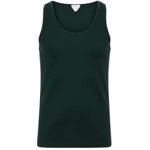 Bottega Veneta Green Ribbed Tank Top