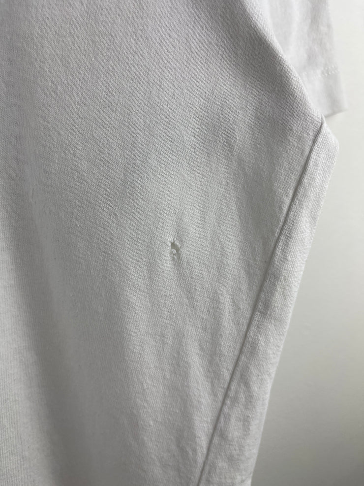 Off White Blue Marker Arrows White Tee