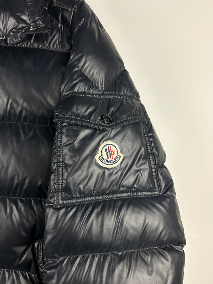 Moncler Maya Giubbotto Down Filled Black Puffer Jacket
