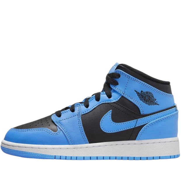 Jordan 1 Mid University Blue Black