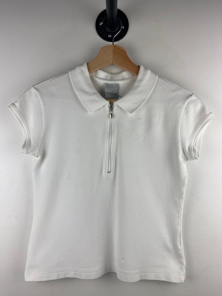 Vintage Nike Golf Mini Swoosh White Women’s Polo Shirt