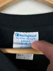 MoMa Champion Reverse Weave Black Crewneck