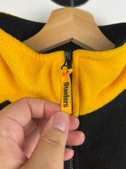 Vintage NFL Pittsburgh Steelers Quarter Zip Fleece Sweater