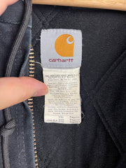 Vintage Carhartt Active Black Hooded Jacket J140 BLK