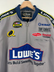Vintage Nascar Chase Jimmy Johnson Lowes Grey Racing Jersey