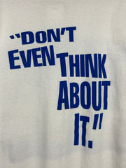 Vintage 90s Shaq Pepsi "Don't Even Think About It" Promo White Tee