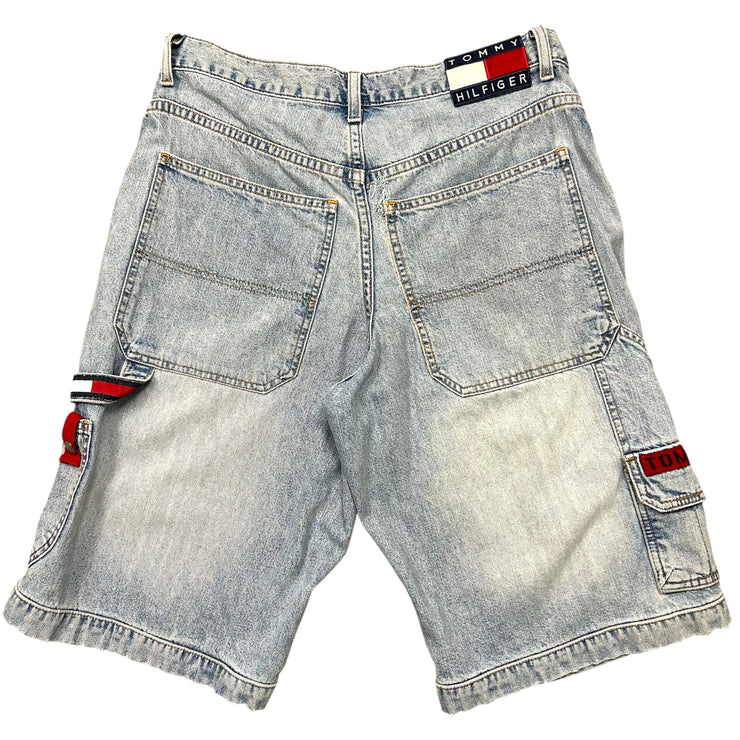Vintage Tommy Hilfiger Baggy Blue Denim Shorts