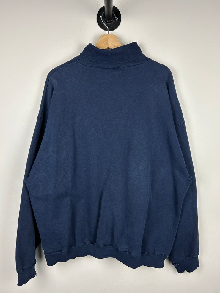 Vintage 90s NFL Riddell Buffalo Bills Navy Turtleneck Crewneck