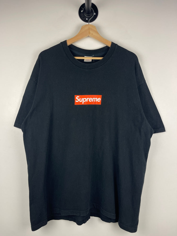 Supreme FW19 San Francisco Box Logo Black Tee