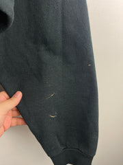 Vintage 90s The Buffalo News Embroidered Black Crewneck