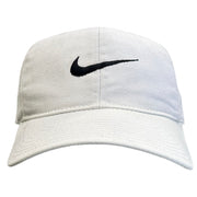 Vintage 90s Nike Swoosh White Snapback Hat