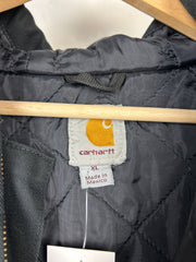 Vintage Carhartt Cropped Black Hooded Jacket 101052 001