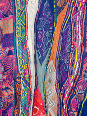 Vintage 90s Coogi Australia Multi Colour Pastel 3D Knit Sweater