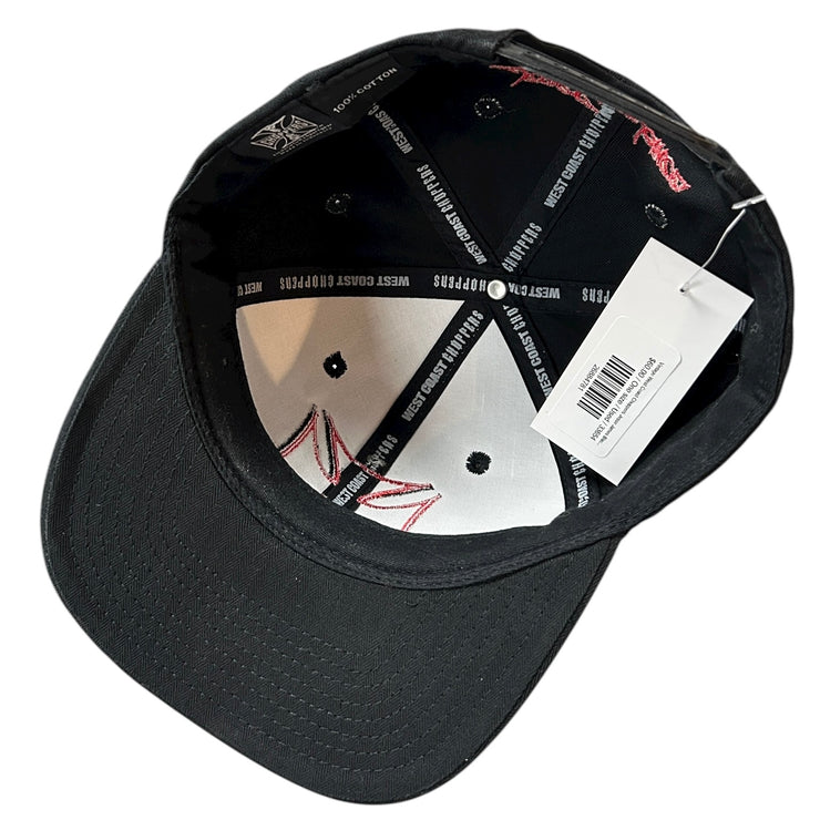 Vintage West Coast Choppers Jesse James Black Snapback Hat