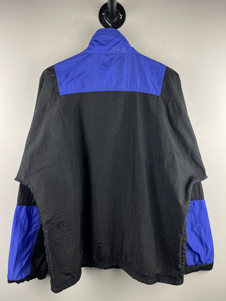 Vintage 90s Umbro Abstract Purple & Black Windbreaker